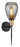 Wall sconce lamp Globo Lighting Fanni metal black E27
