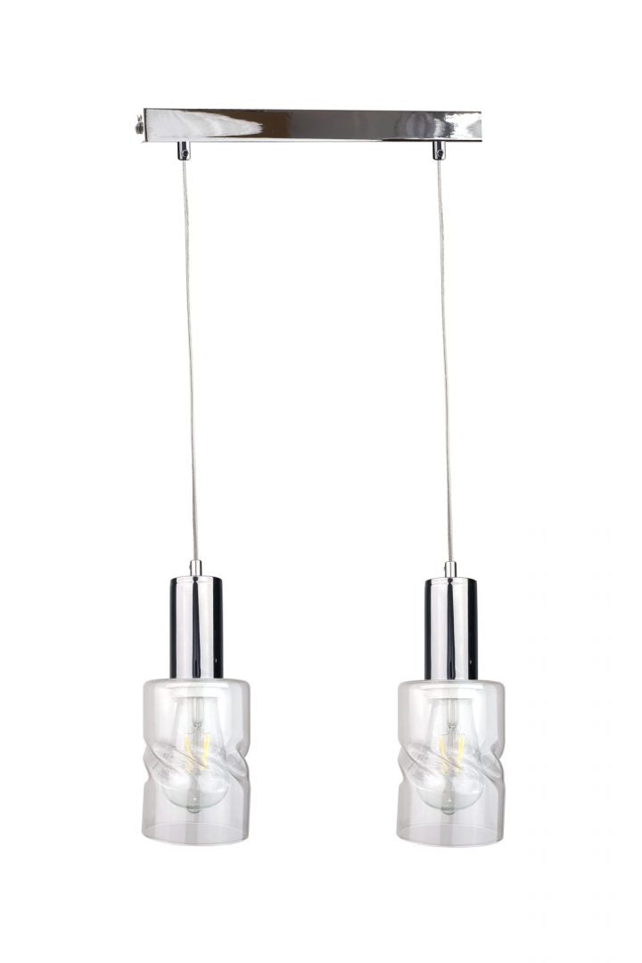 Keter Lighting Cross 2L linear suspension pendant lamp E27 H 100.0cm