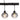 Linear pendant ceiling lamp Globo Lighting Moitas metal black E27 4L