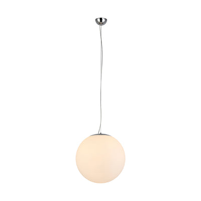 Emil Pendant 1xE27 60W Chrome/White