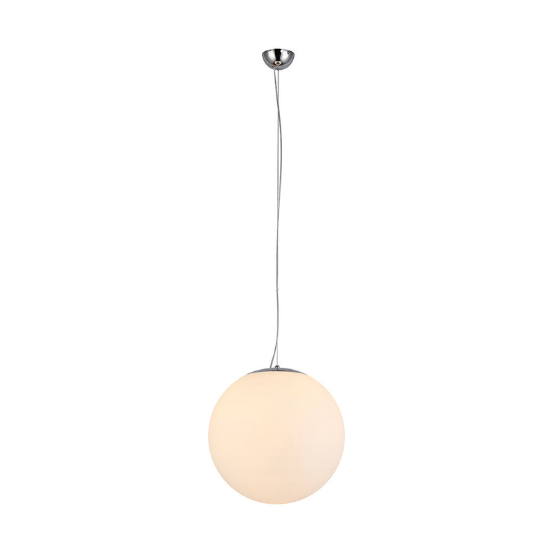 Emil Pendant 1xE27 60W Chrome/White