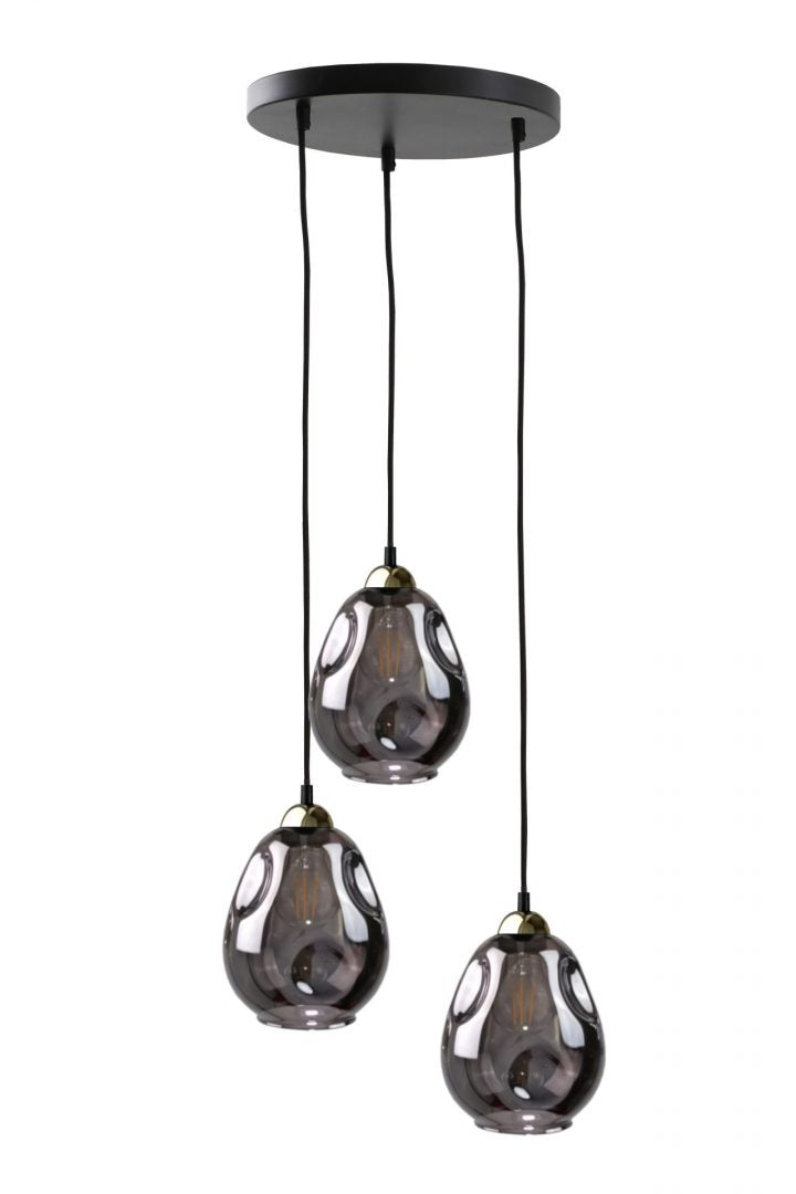 Keter Lighting Loki 3L pendants E27 H 120.0cm