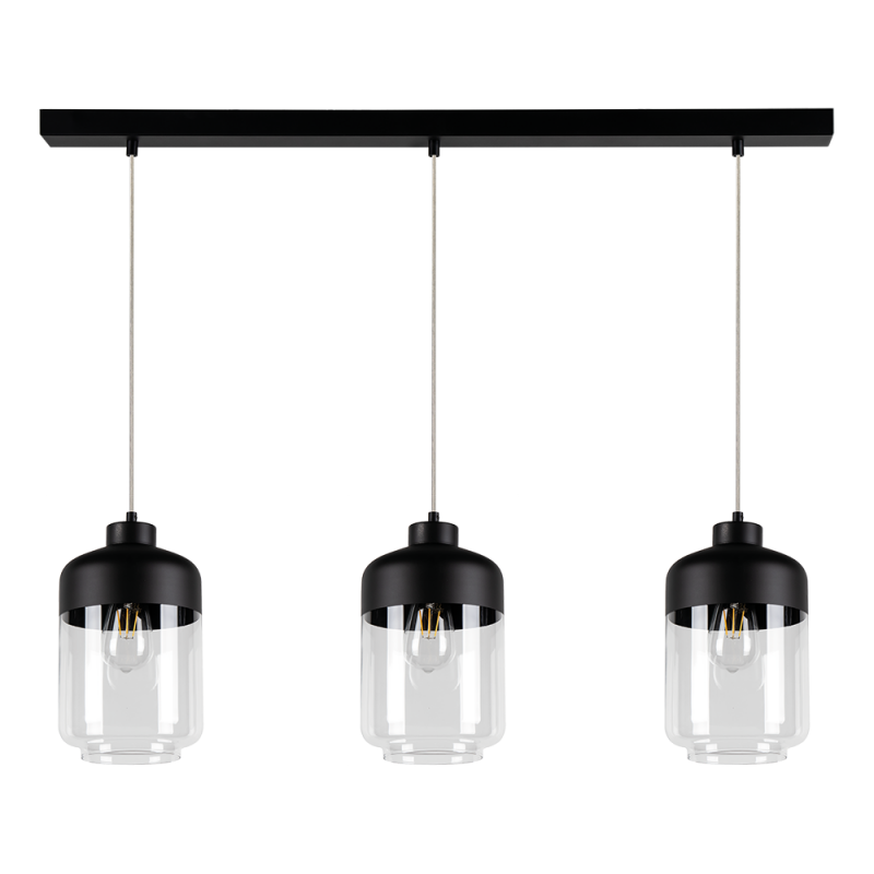 Britop Lighting Amaretto Plafón Suspensión Lineal 3L E27 A 100cm