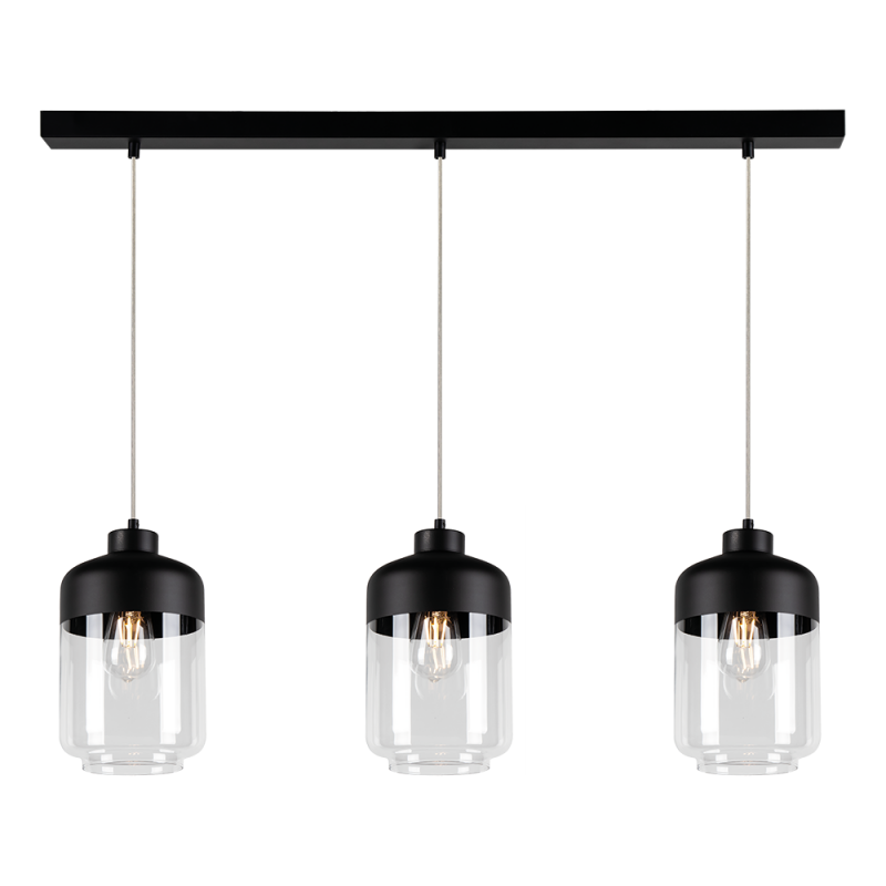 Britop Lighting Amaretto Plafón Suspensión Lineal 3L E27 A 100cm