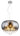 Ceiling pendant lamp Globo Lighting Kalla metal chrome E14 5L