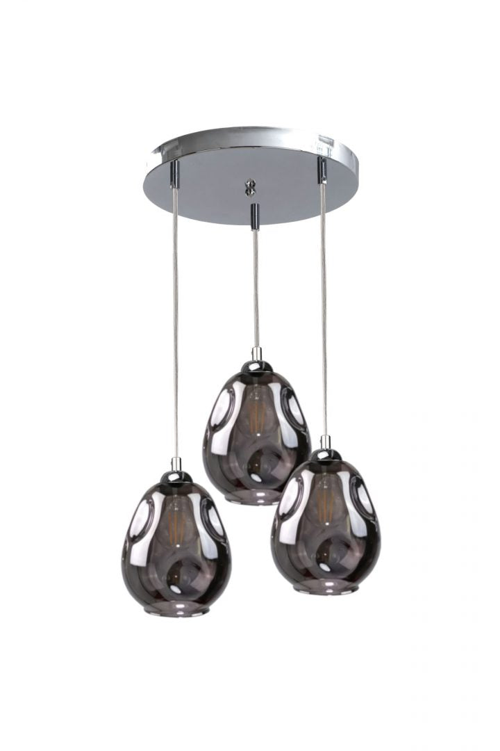 Keter Lighting Loki 3L pendants E27 H 100.0cm