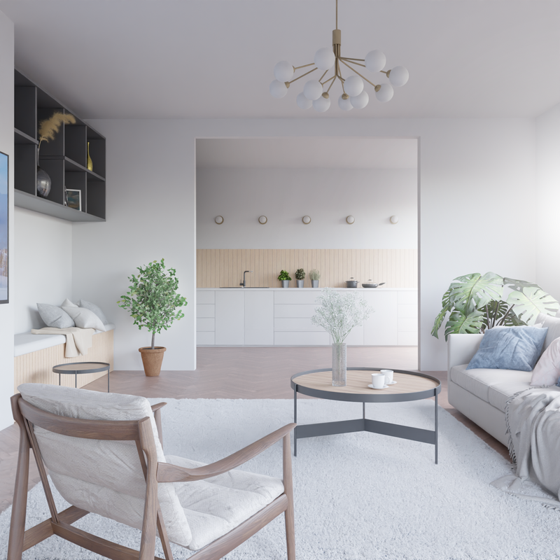 CosmoLight CAPE TOWN 12L chandelier G9, D 90cm