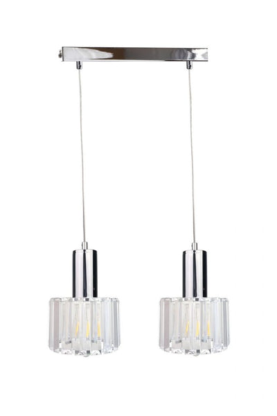 Keter Lighting Deco 2L linear suspension pendant lamp E27 H 100.0cm