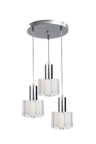 Keter Lighting Deco 3L pendant lamp E27 H 100.0cm