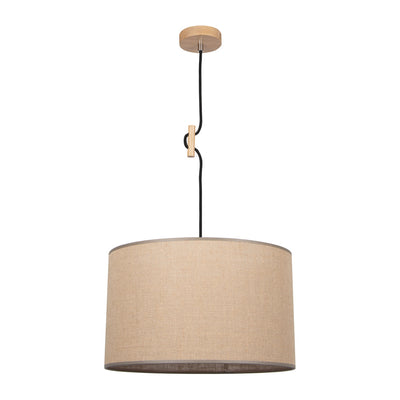 Ivana Pendant Lamp 1xE27 Max.60W Birch/Black/Beige