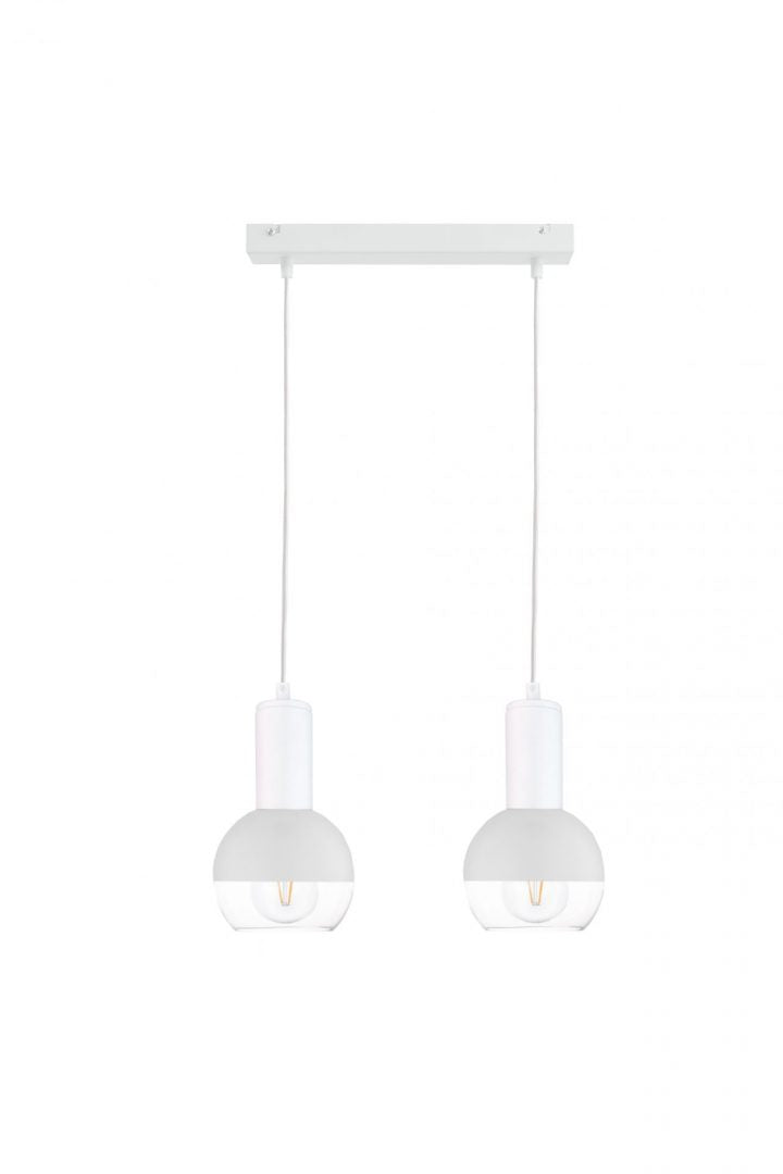 Keter Lighting Ice 2L linear suspension pendant lamp E27 H 120.0cm