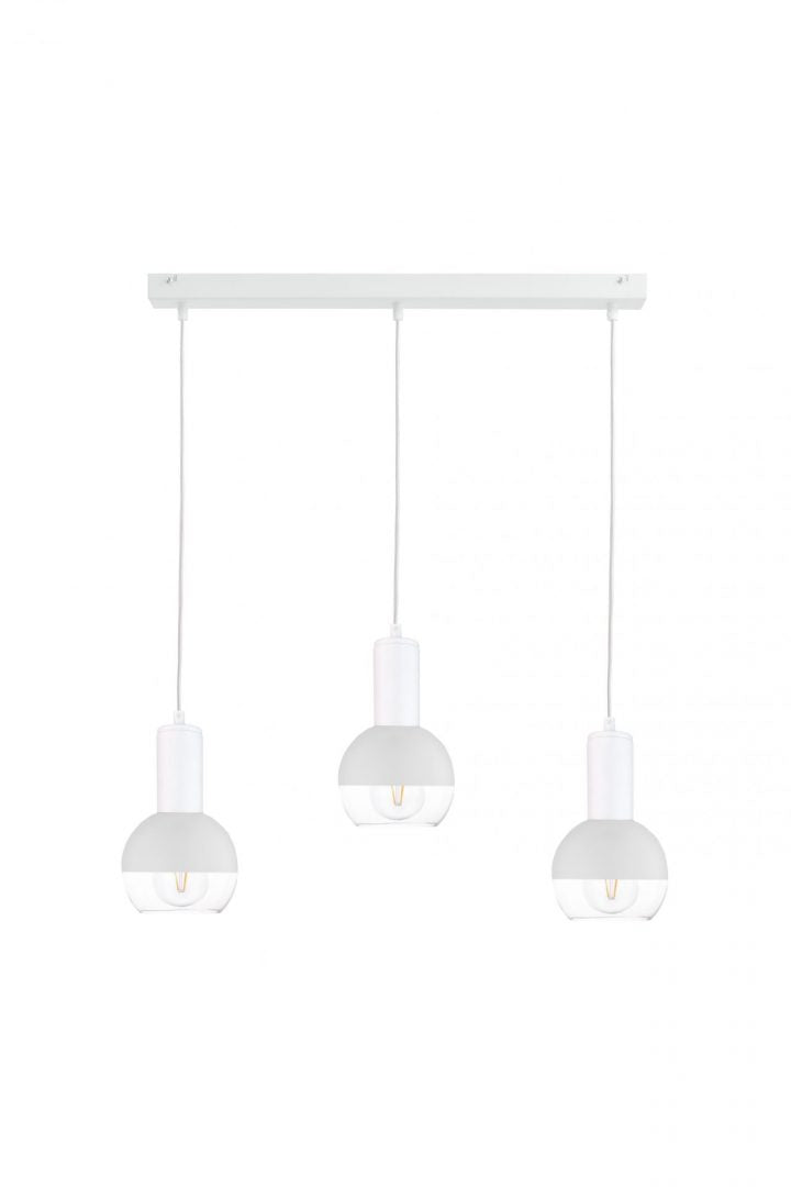 Keter Lighting Ice 3L linear suspension pendant lamp E27 H 120.0cm