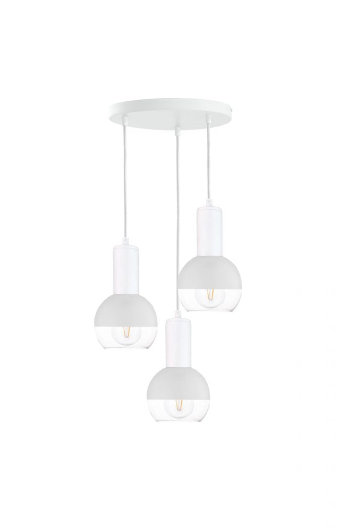 Keter Lighting Ice 3L pendant lamp E27 H 120.0cm