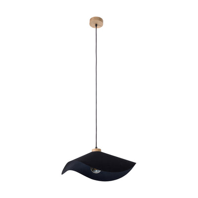 Hattu Pendant Lamp 1xE27 Max.40W Oiled Oak/Black/Black