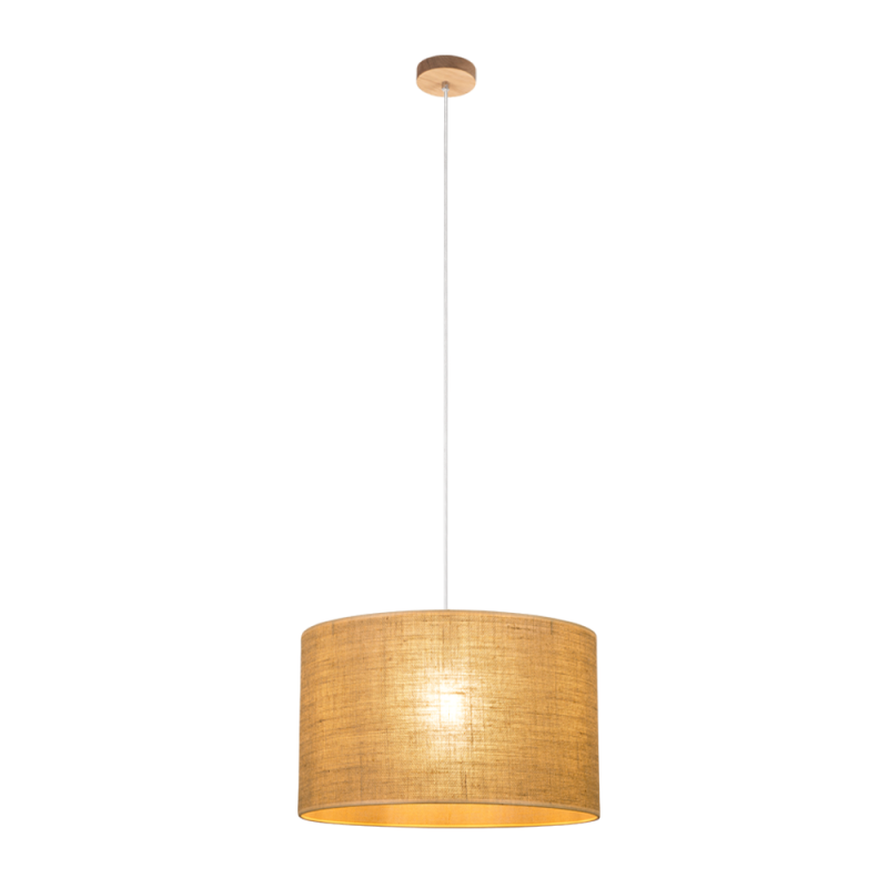 Britop Lighting Jute 1L pendel E27 beige, D 40cm