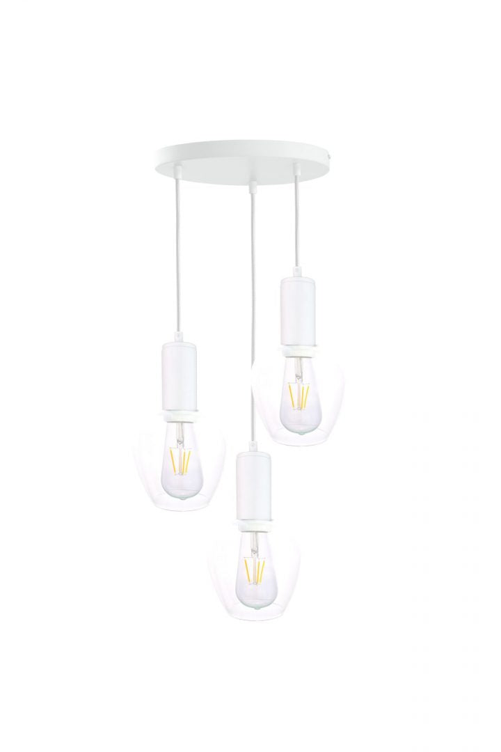 Keter Lighting Verre 3L pendant lamp E27 H 120.0cm