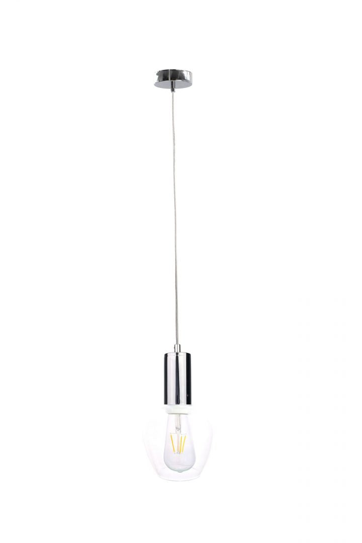 Keter Lighting Verre 1L pendant lamp E27 H 100.0cm