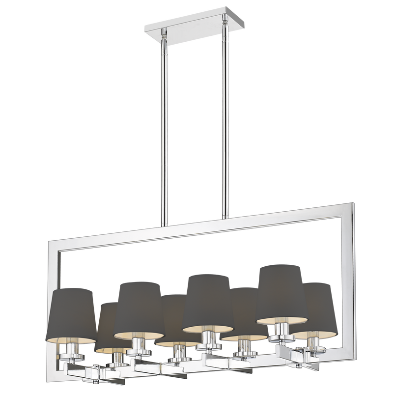 CosmoLight LONDON 8L linear suspension pendant lamp E14, W 82cm