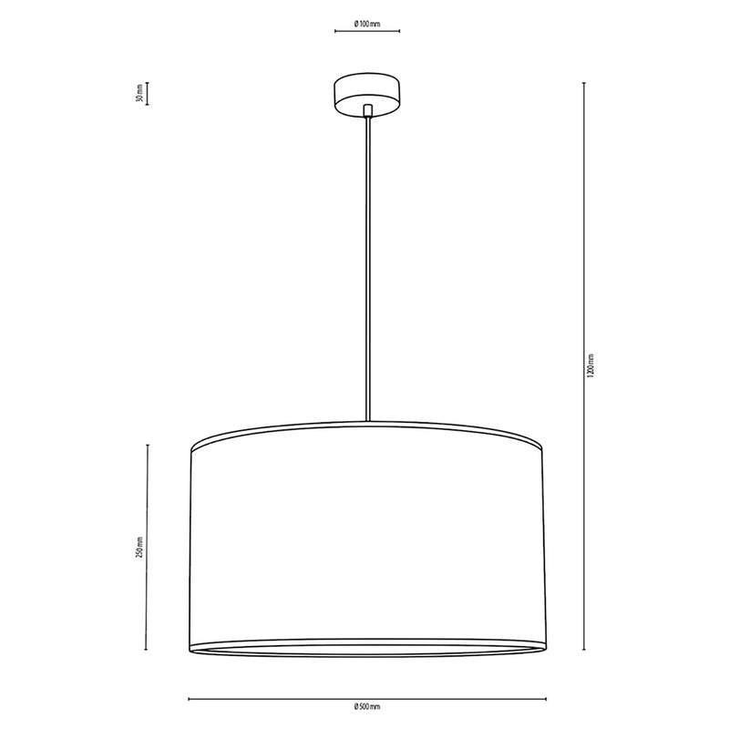 Britop Lighting Hoja 1L hanglamp E27, D 50cm