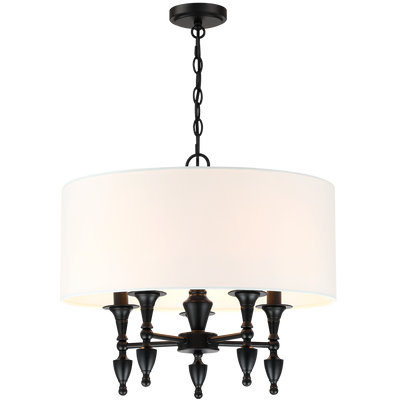 CosmoLight AUSTIN 5L chandelier E14, D 55cm