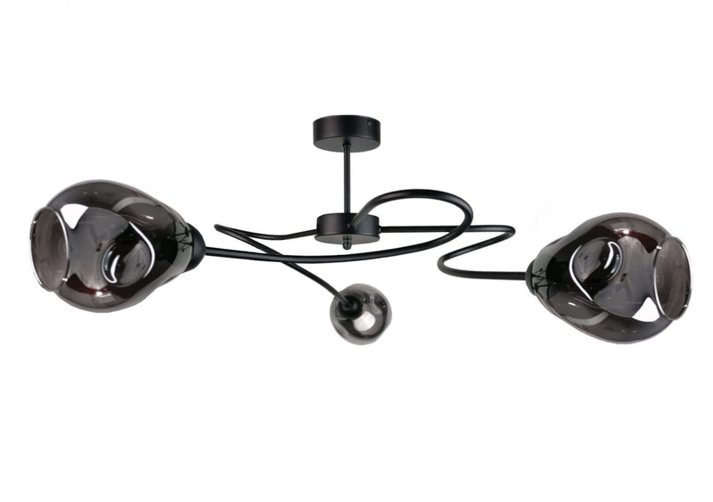 Keter Lighting Zahra 3L ceiling lamp E27 H 25.0cm