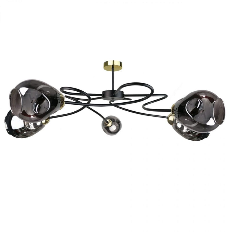 Keter Lighting Zahra 5L ceiling lamp E27 H 25.0cm