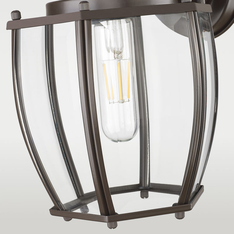 CosmoLight NUUK 1L outdoor wall lamp E27, H 30cm