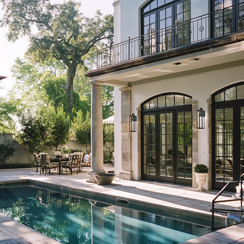 CosmoLight KYOTO 1L outdoor wall lamp E27, H 45cm