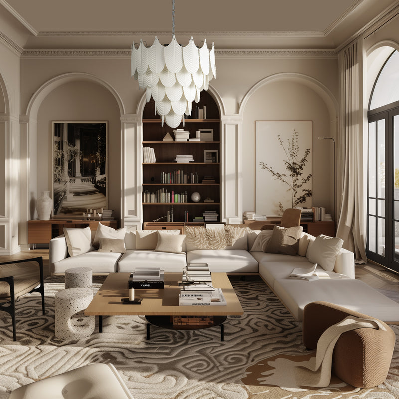 CosmoLight PALERMO 21L chandelier E14, D 76cm