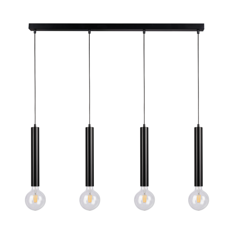 Britop Lighting Barrel 4L linear suspension ceiling lamp E27, W 66cm