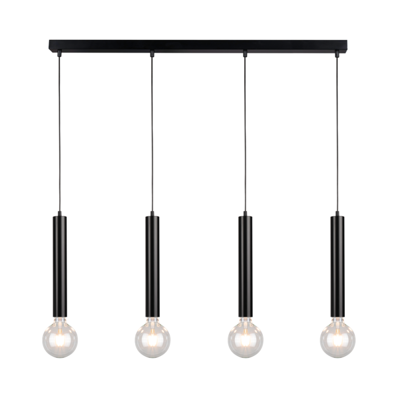 Britop Lighting Barrel 4L linear suspension ceiling lamp E27, W 66cm