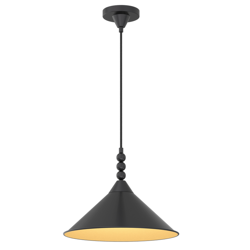 CosmoLight ASHFORD 1L pendant lamp E27, D 27cm