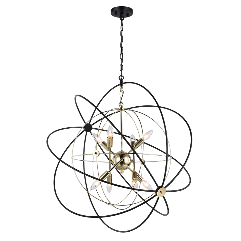 CosmoLight ROXBURY 8L pendant lamp E14, D 82cm