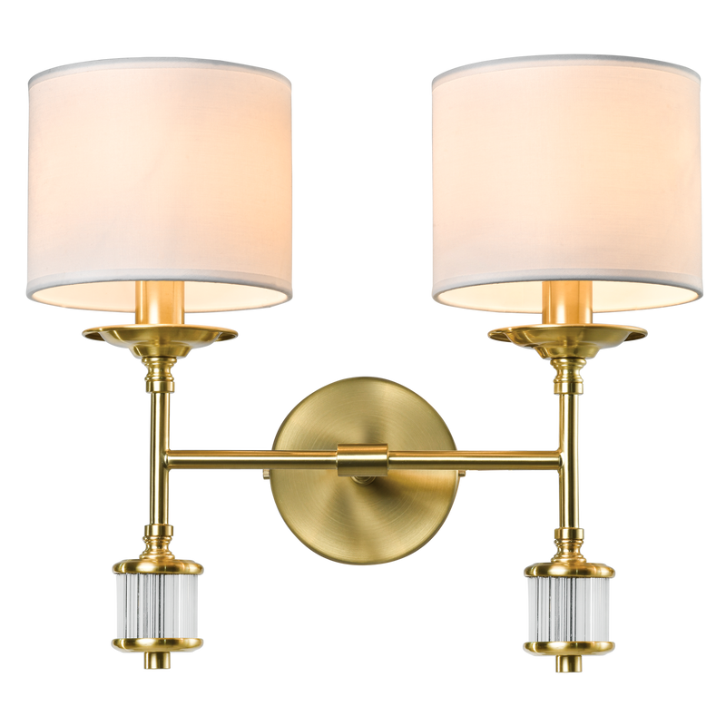 CosmoLight SUTTON 2L wall sconce lamp E14