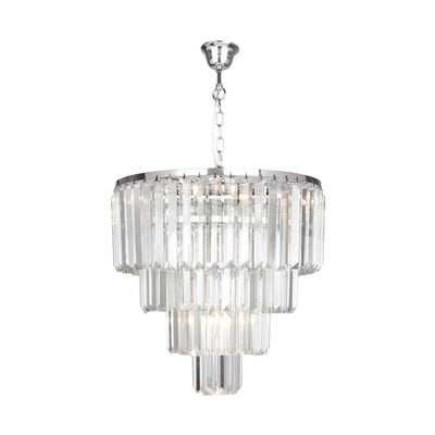 Chandelier Zumaline AMEDEO 5 x E14 40W metal chrome