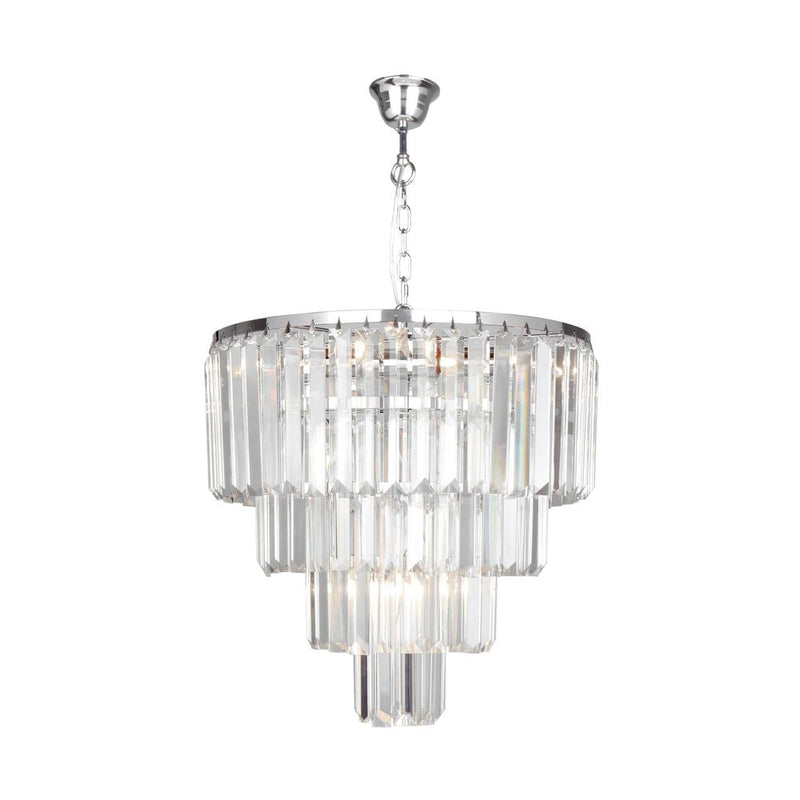 Chandelier Zumaline AMEDEO 5 x E14 40W metal chrome