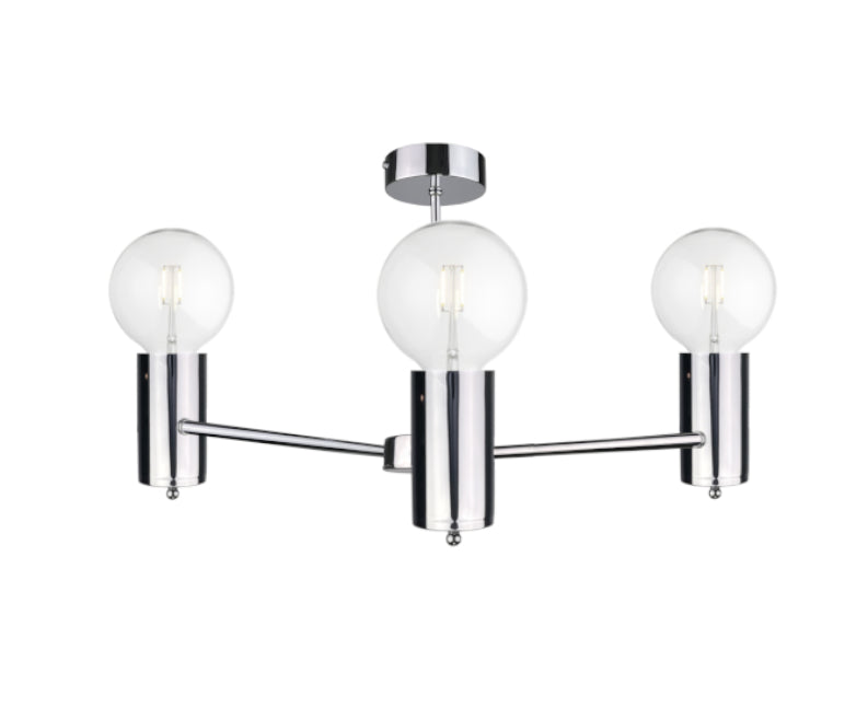 Keter Lighting Arde 3L chandelier E27 H 24.0cm