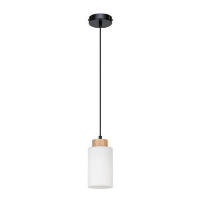 Bosco Pendant Lamp 3xE27 Max.60W Black / Black PVC / Black / White