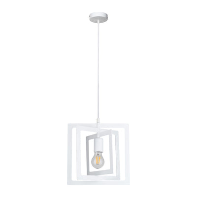 Justyna Hanging lamp 1xE27 60W White