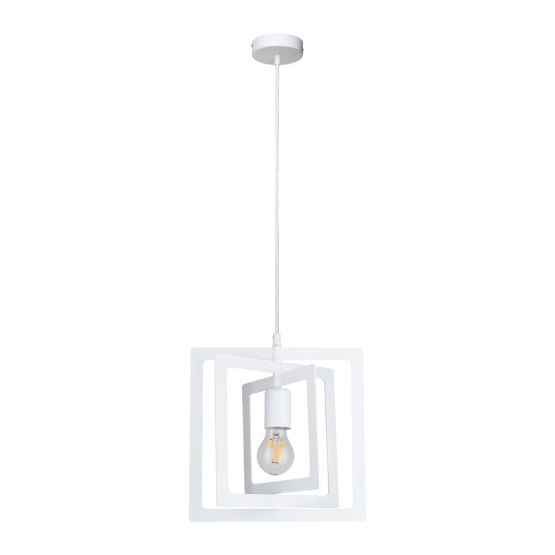 Justyna Hanging lamp 1xE27 60W White