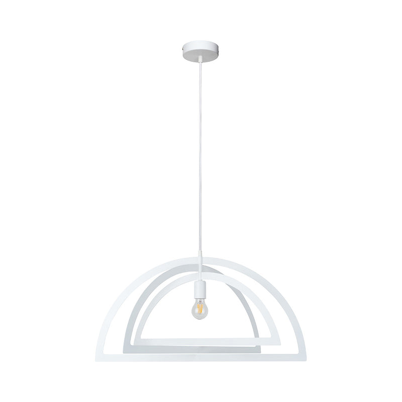 Justyna Hanging lamp 1xE27 60W White