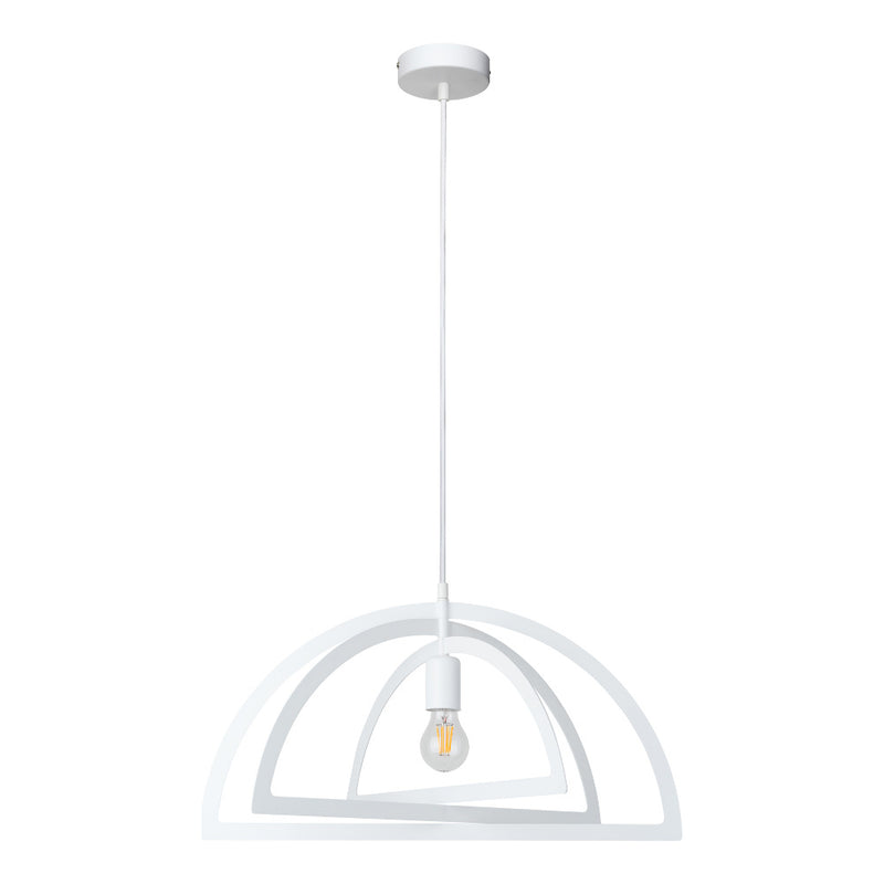 Justyna Hanging lamp 1xE27 60W White