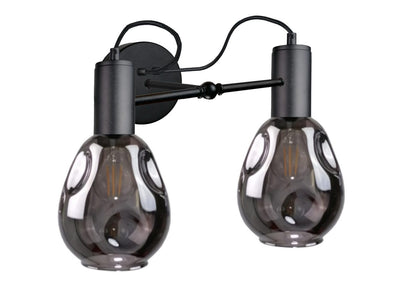 Keter Lighting Kari 2L wall sconces E27 H 27.0cm