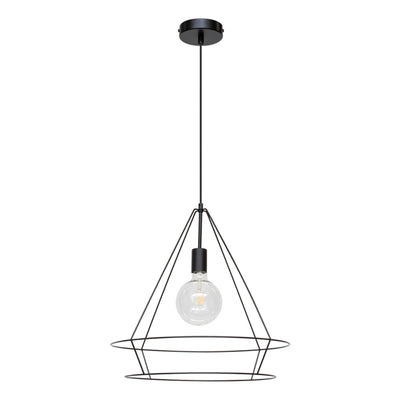 Casa Triango Pendant Lamp 1xE27 Max.60W Black