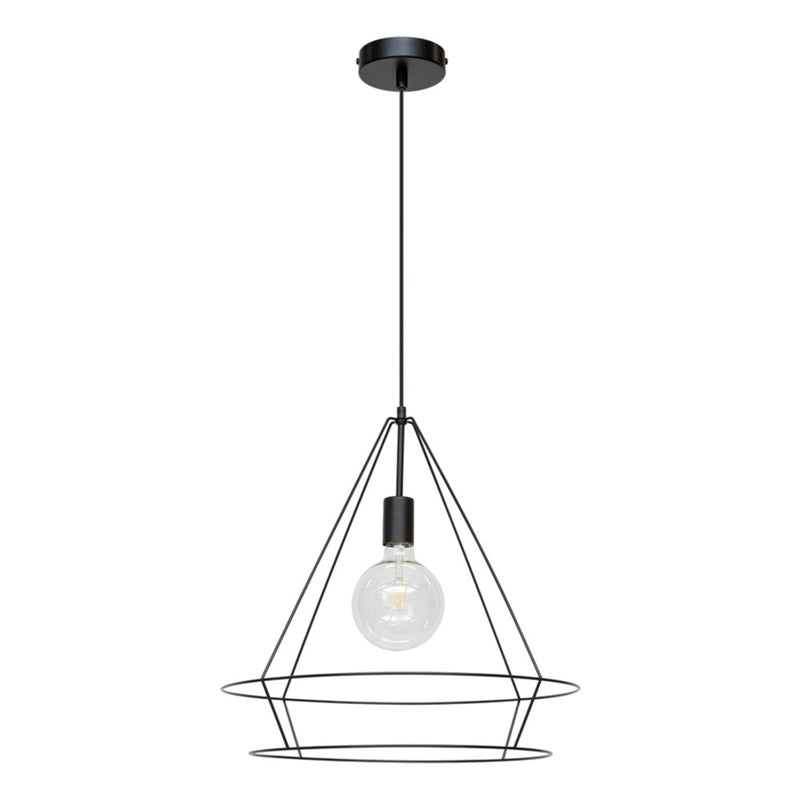 Casa Triango Pendant Lamp 1xE27 Max.60W Black