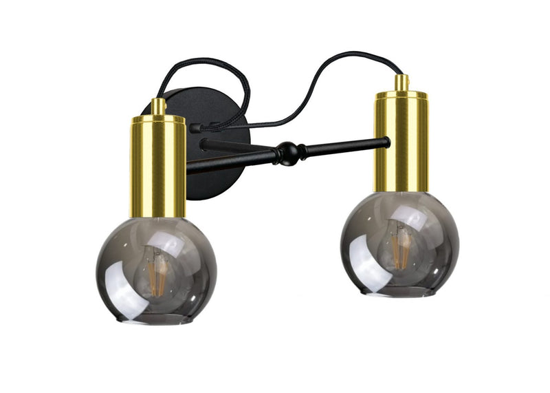 Keter Lighting Liv 2L wall sconces E27 H 25.0cm