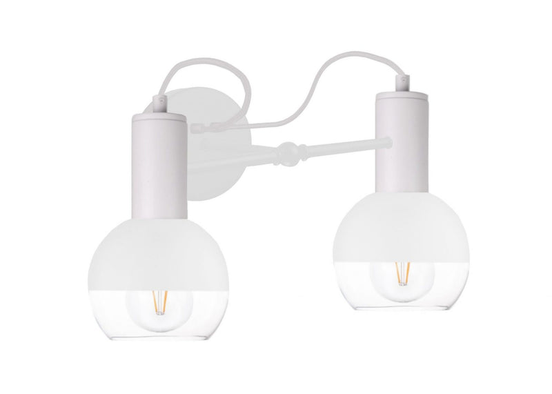 Keter Lighting Arne 2L wall sconce lamp E27 H 25.0cm