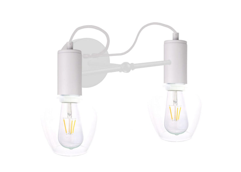 Keter Lighting Maya 2L wall sconces E27 H 25.0cm