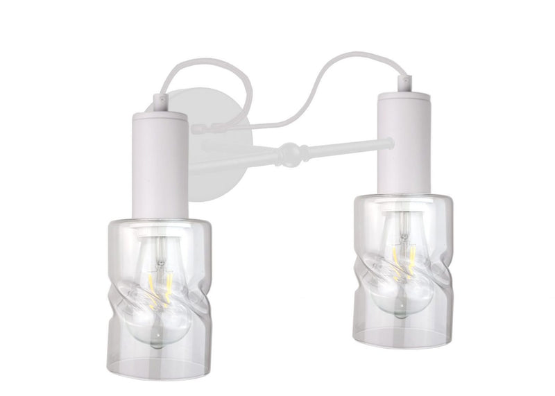 Keter Lighting Inger 2L wall sconce lamp E27 H 27.0cm