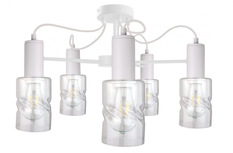 Keter Lighting Inger 5L ceiling lamp E27 H 39.0cm